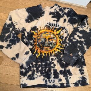Tie-Dye Sublime Sun Graphic Sweatshirt